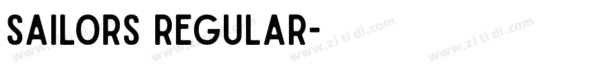 Sailors Regular字体转换